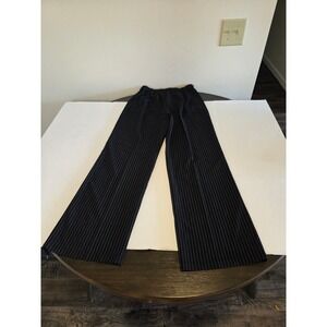 Sean John Fine Tailoring Mens Black Dress Pants 38W x 30L Flat Front Trousers